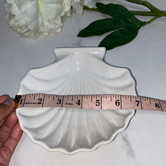 Vintage Ceramic Scallop Sea Shell Oven&Microwave Save Baking Dish Bowl Plate - Picture 15 of 17